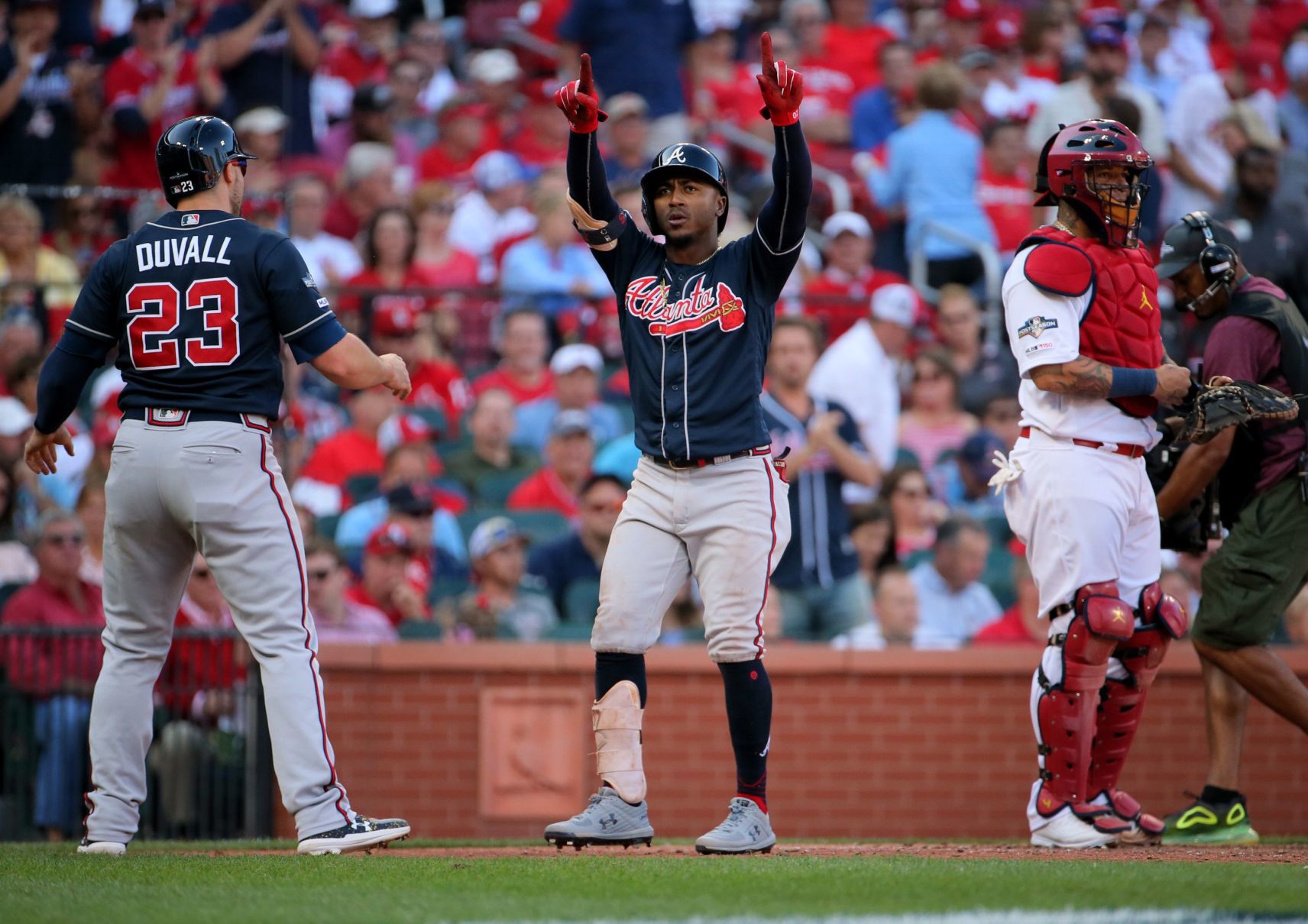 Atlanta Braves vs St. Louis Cardinals, Game 4 NLDS in St. Louis